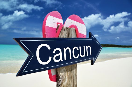 Cancún nápis